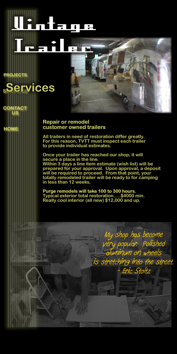 Repair or remodel customer owned trailers